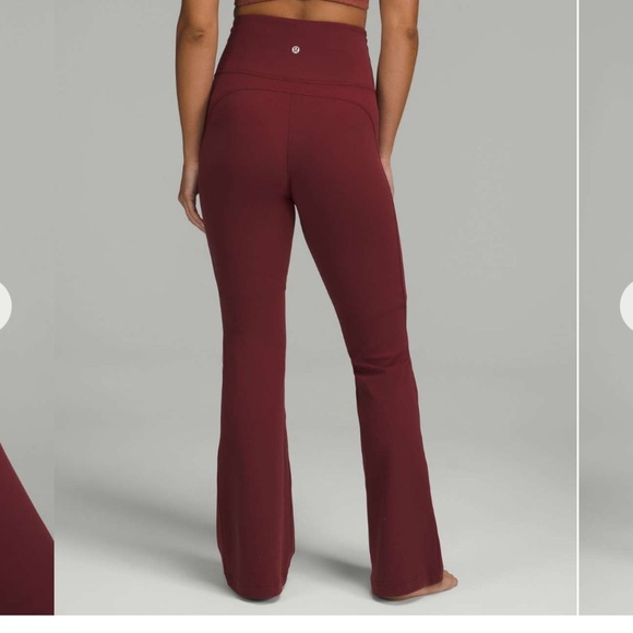 Lululemon Groove SHR Red Merlot Leggings NWT - Picture 1 of 4